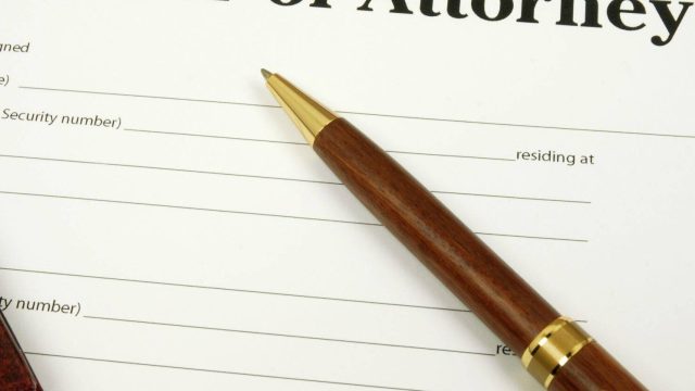 Power of Attorney document