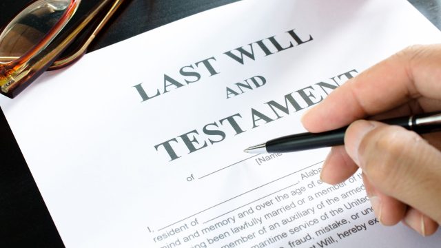 wills for cohabitees